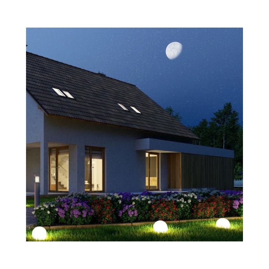 LED RGB Aptumšojama āra lampa LED/1W/230V 30cm IP67