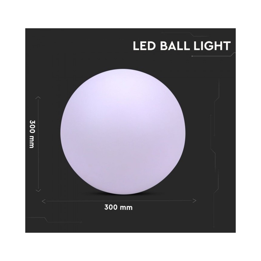 LED RGB Aptumšojama āra lampa LED/1W/230V 30cm IP67