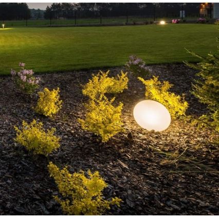 LED RGB Aptumšojama āra lampa LED/1W/5V 28cm IP67 1000 mAh + tālvadības pults