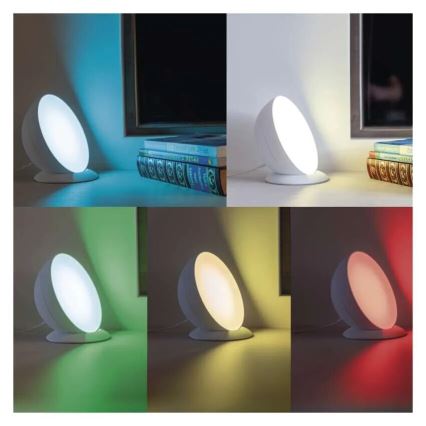 LED RGB Aptumšojama galda lampa GoSmart LED/7W/230V Wi-Fi balta