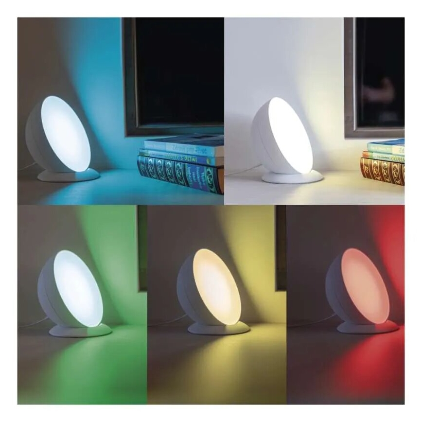 LED RGB Aptumšojama galda lampa GoSmart LED/7W/230V Wi-Fi balta