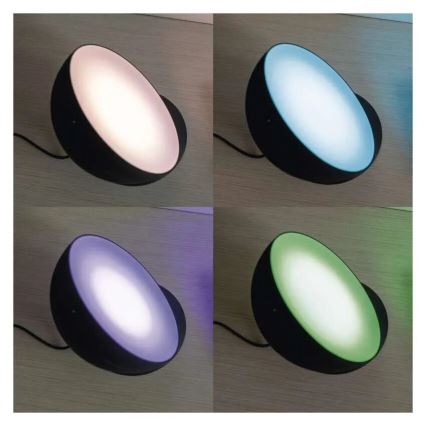 LED RGB Aptumšojama galda lampa GoSmart LED/7W/230V Wi-Fi melna