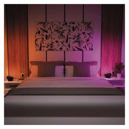 LED RGB Aptumšojama galda lampa GoSmart LED/7W/230V Wi-Fi melna