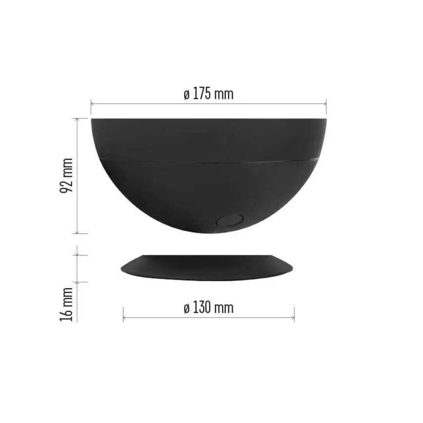 LED RGB Aptumšojama galda lampa GoSmart LED/7W/230V Wi-Fi melna