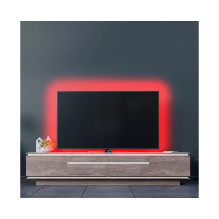 LED RGB Aptumšojama josla 2x5m LED/48W/230V + tālvadības pults