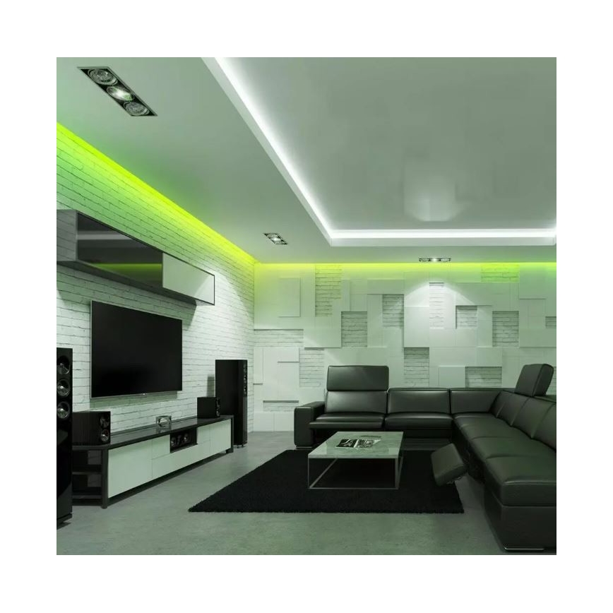 LED RGB Aptumšojama josla 2x5m LED/48W/230V + tālvadības pults