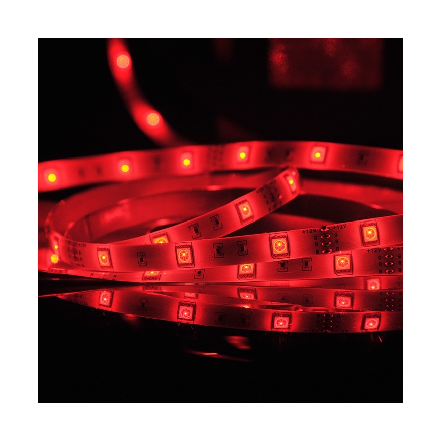 LED RGB Aptumšojama josla 5m LED/18W/12V IP20 + TP
