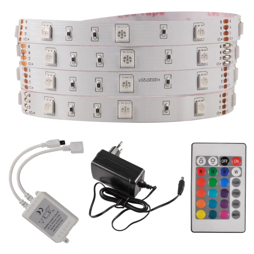 LED RGB Aptumšojama josla 5m LED/18W/12V IP20 + TP