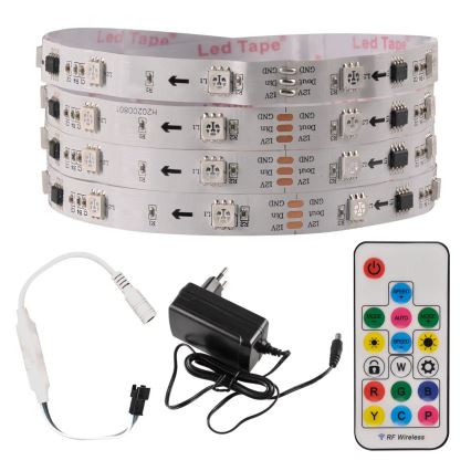 LED RGB Aptumšojama josla MAGIC 2 m LED/12W/230V + TP