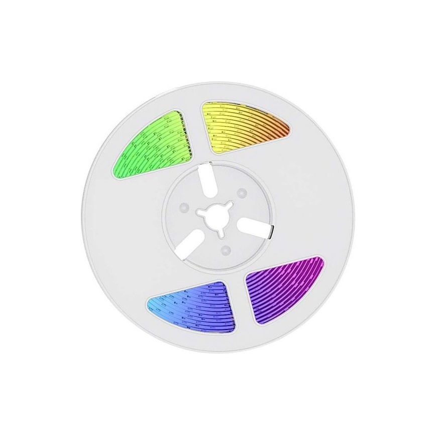 LED RGB Aptumšojama saules enerģijas josla LED/1,2W/3,7V IP67 5m + tālvadības pults