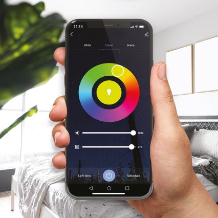 LED RGB Aptumšojama spuldze A60 E27/8W/230V 2700-6500K Wi-Fi Tuya