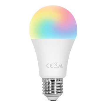 LED RGB Aptumšojama spuldze E27/8W/230V 3000K + tālvadības pults - Aigostar