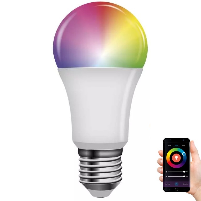 LED RGB Aptumšojama spuldze GoSmart A60 E27/11W/230V 2700-6500K Tuya