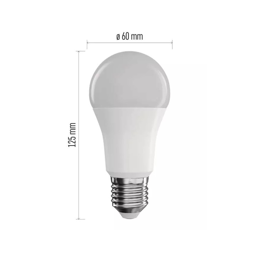 LED RGB Aptumšojama spuldze GoSmart A60 E27/11W/230V 2700-6500K Tuya