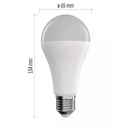 LED RGB Aptumšojama spuldze GoSmart A65 E27/14W/230V 2700-6500K Tuya