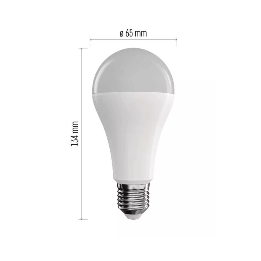 LED RGB Aptumšojama spuldze GoSmart A65 E27/14W/230V 2700-6500K Tuya