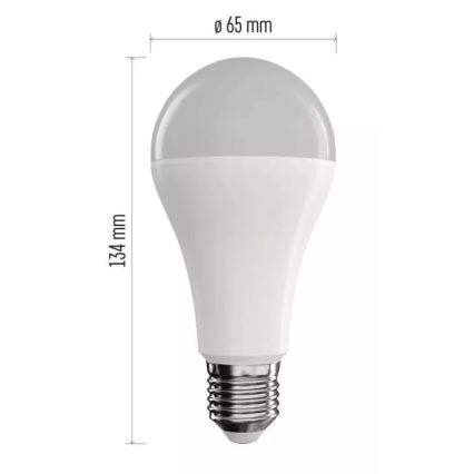 LED RGB Aptumšojama spuldze GoSmart A65 E27/14W/230V 2700-6500K Wi-Fi Tuya