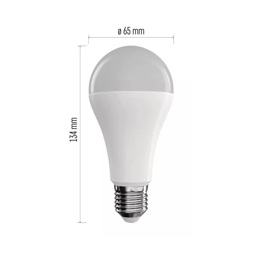 LED RGB Aptumšojama spuldze GoSmart A65 E27/14W/230V 2700-6500K Wi-Fi Tuya