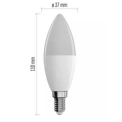 LED RGB Aptumšojama spuldze GoSmart E14/4,8W/230V 2700-6500K Tuya