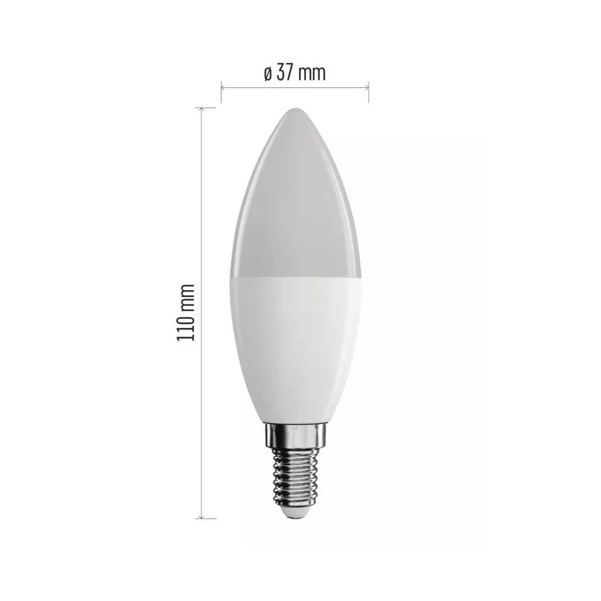 LED RGB Aptumšojama spuldze GoSmart E14/4,8W/230V 2700-6500K Tuya