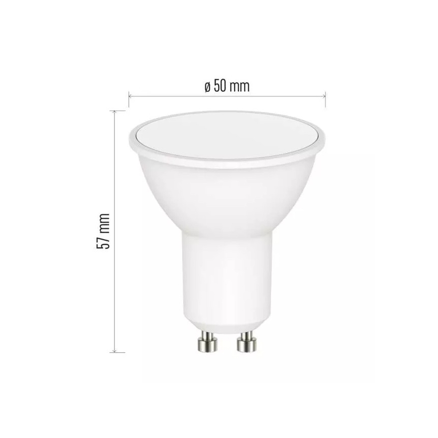 LED RGB Aptumšojama spuldze GoSmart MR16 GU10/4,8W/230V 2700-6500K Tuya