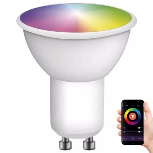 LED RGB Aptumšojama spuldze GoSmart MR16 GU10/4,8W/230V 2700-6500K Wi-Fi Tuya