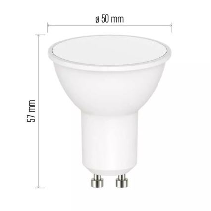 LED RGB Aptumšojama spuldze GoSmart MR16 GU10/4,8W/230V 2700-6500K Wi-Fi Tuya