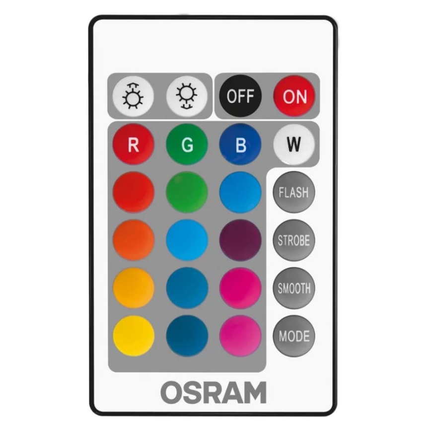 LED RGB Aptumšojama spuldze GU10/4,2W/230V 2700K + tālvadības pults - Osram