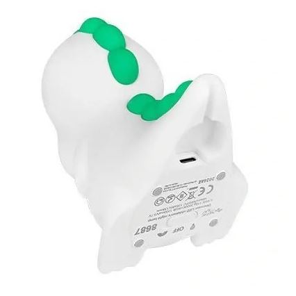 LED RGBW Aptumšojama uzlādējams bērnu nakts lampa LED/2,5W/5V 3000K 1200 mAh dinozaurs