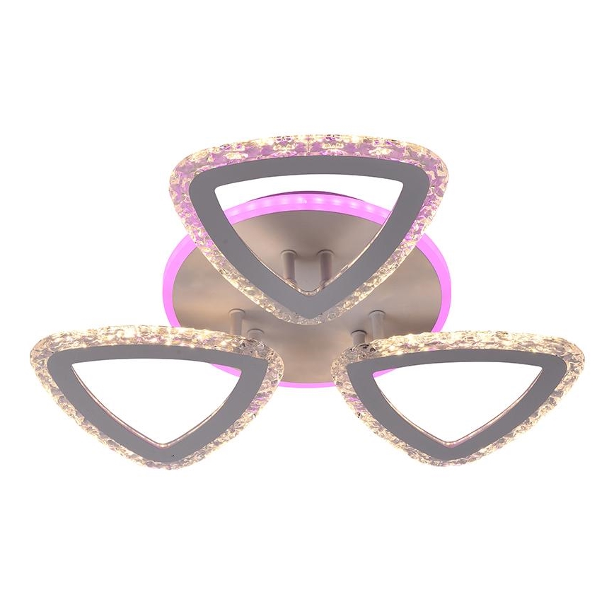LED RGB Aptumšojama virsapmetuma lustra LED/45W/230V 3000-6500K + tālvadības pults
