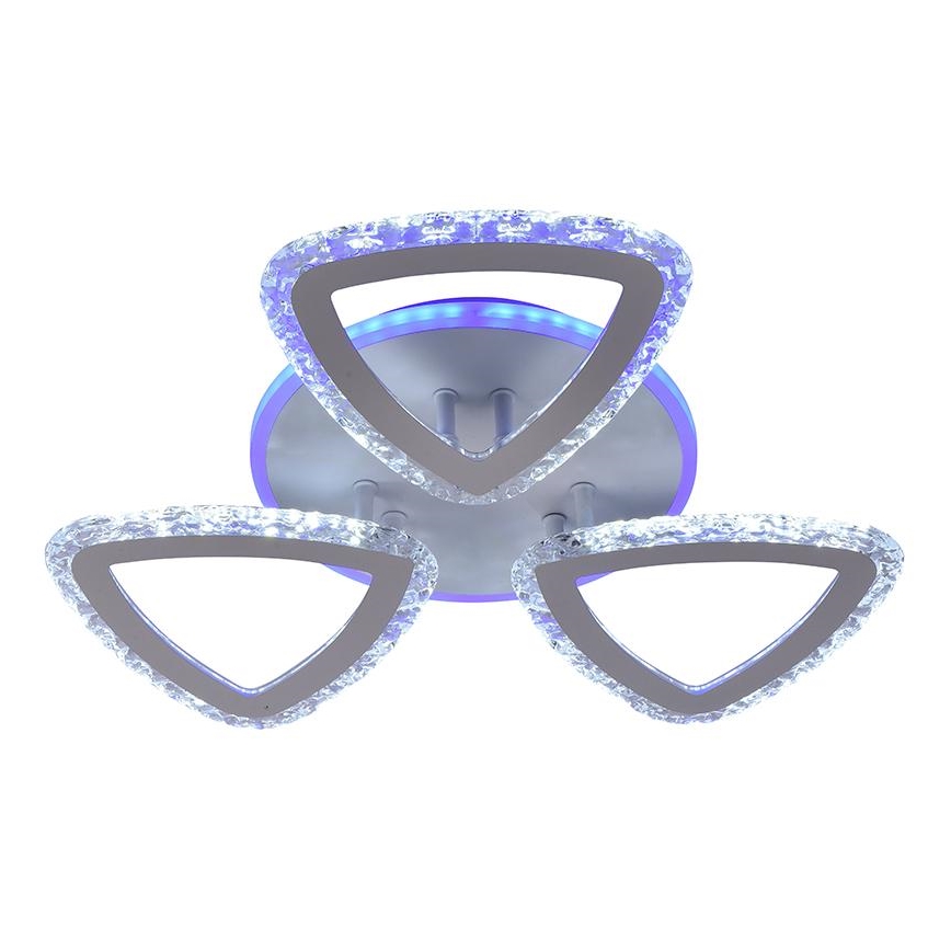 LED RGB Aptumšojama virsapmetuma lustra LED/45W/230V 3000-6500K + tālvadības pults