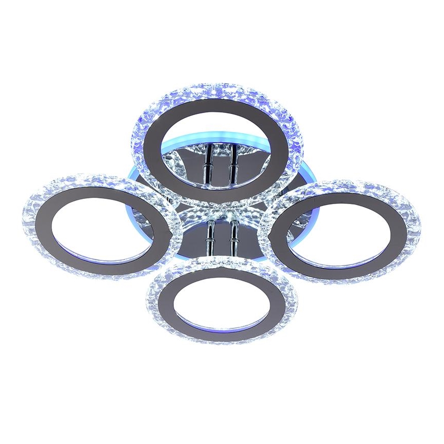 LED RGB Aptumšojama virsapmetuma lustra LED/55W/230V 3000-6500K + tālvadības pults