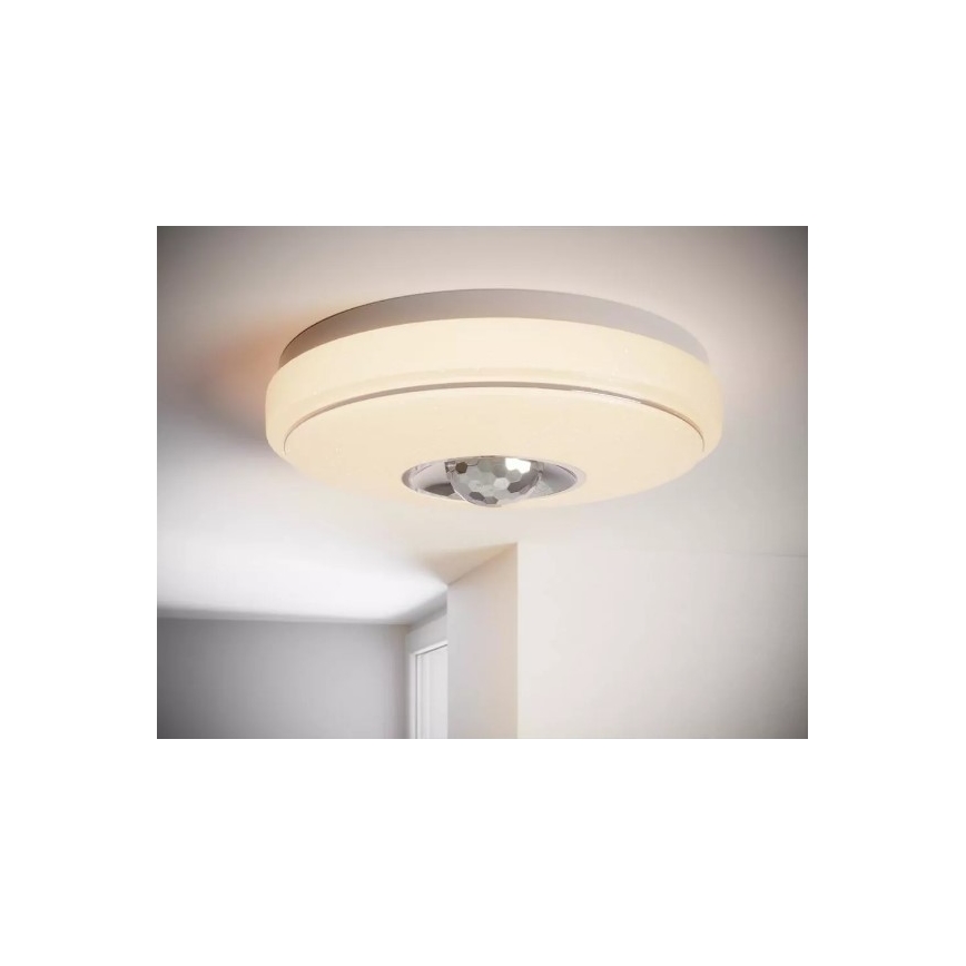 LED RGB Aptumšojams griestu gaismeklis MAGIC DISCO LED/18W/230V + tālvadības pults