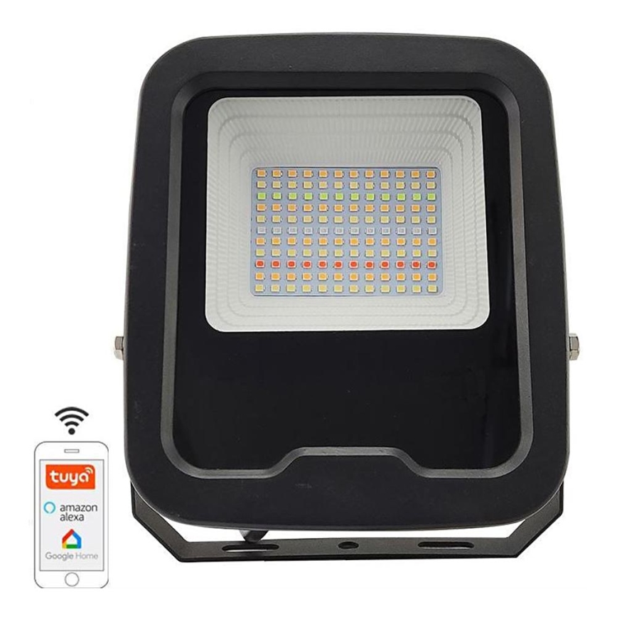 LED RGB Aptumšojams prožektors LED/30W/230V 3000K-6500K Wi-Fi Tuya IP65