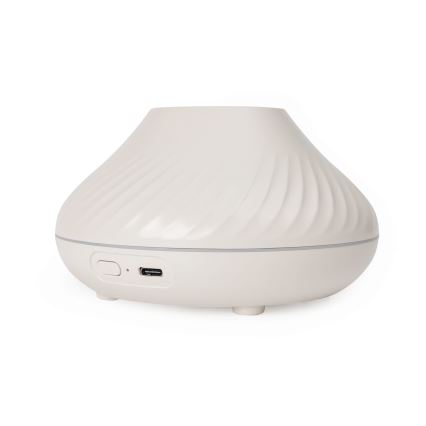 LED RGB Aroma difuzors ar liesmas imitāciju LED/6,5W/5V 130ml balta