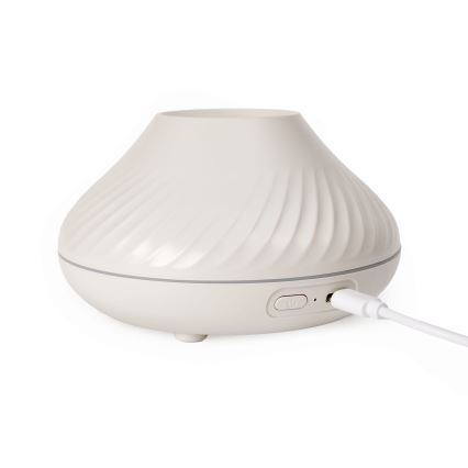 LED RGB Aroma difuzors ar liesmas imitāciju LED/6,5W/5V 130ml balta