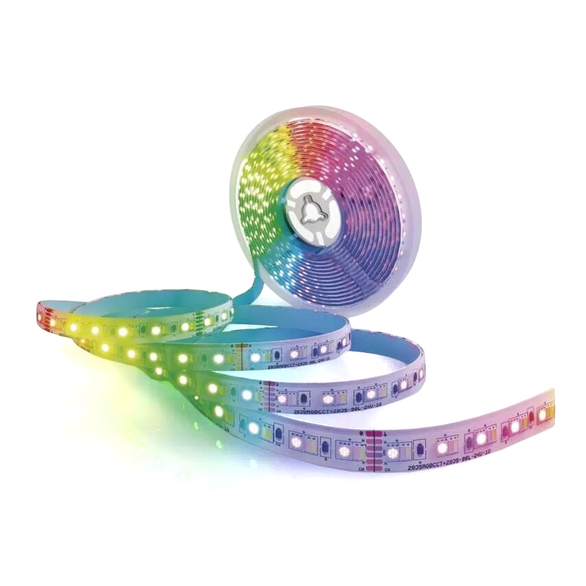LED RGB+CCT Aptumšojama josla GOSMART LED/11W/230V 2 m 2700-6500K IP44 Wi-Fi + tālvadības pults