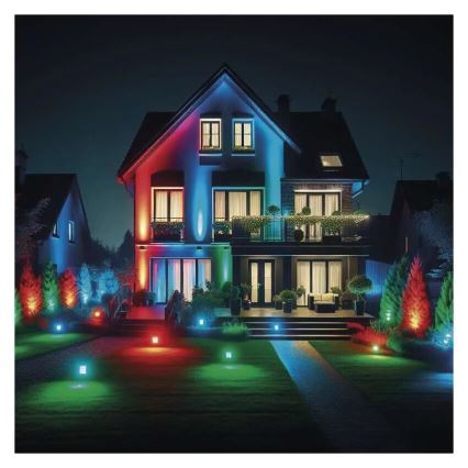 LED RGB+CCT Aptumšojams prožektors GoSmart LED/50W/230V 3000-6500K IP65 Wi-Fi Tuya
