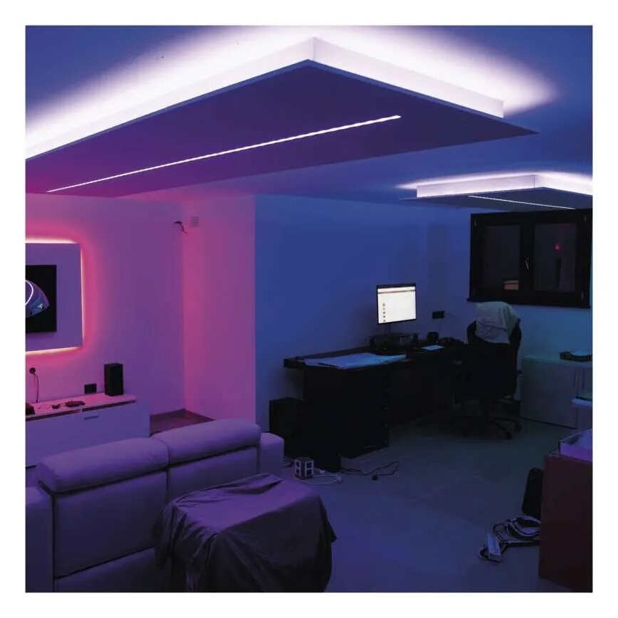 LED RGB+CCT Aptumšojama josla GOSMART LED/11W/230V 2 m 2700-6500K IP44 Wi-Fi + tālvadības pults