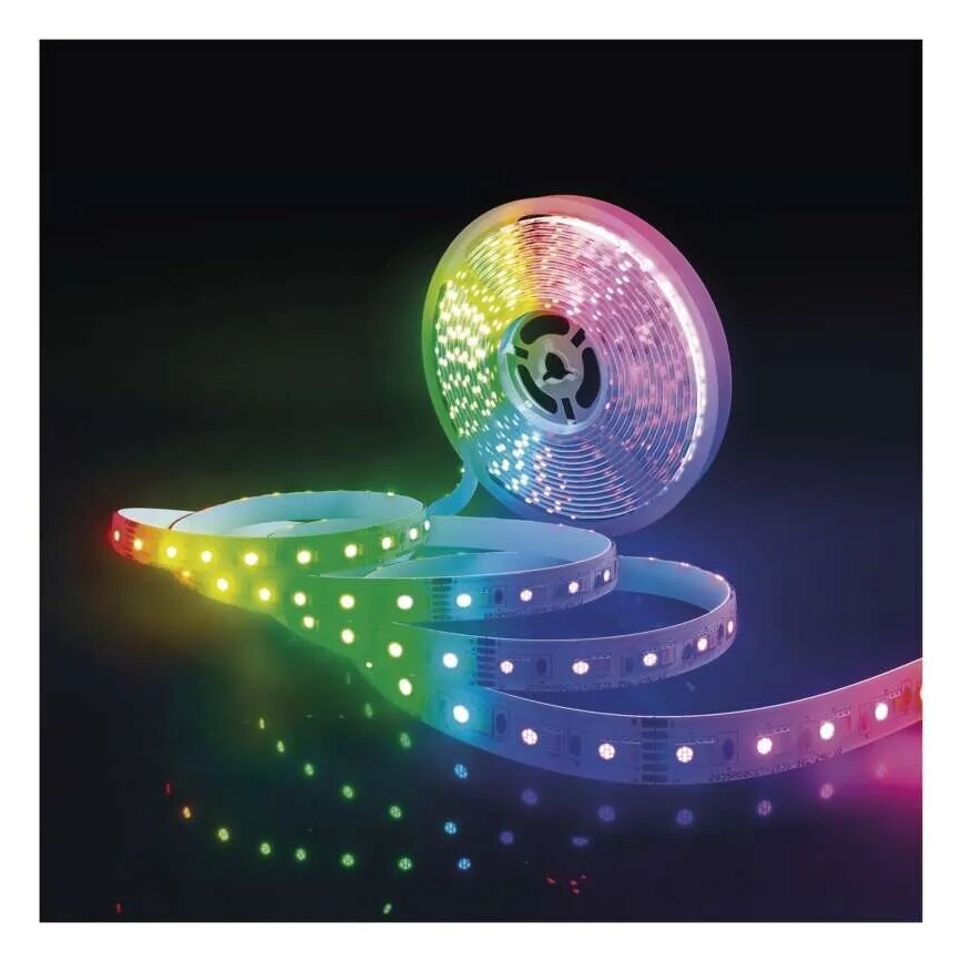 LED RGB+CCT Aptumšojama josla GOSMART LED/21W/230V 5 m 2700-6500K IP44 Wi-Fi + tālvadības pults