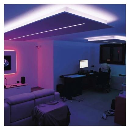 LED RGB+CCT Aptumšojama josla GOSMART LED/21W/230V 5 m 2700-6500K IP44 Wi-Fi + tālvadības pults