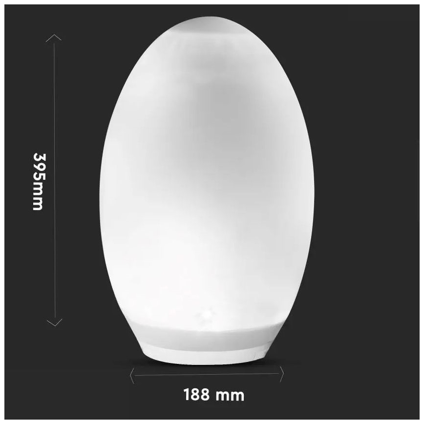 LED RGB Dekoratīva saules enerģijas lampa 0,2W/1xAA IP44