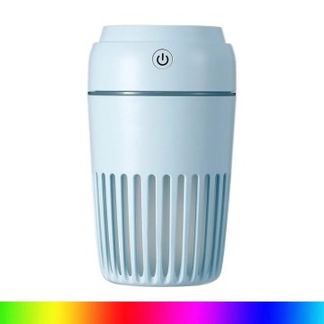 LED RGB gaisa mitrinātājs 300 ml LED / 2W / 5V zils