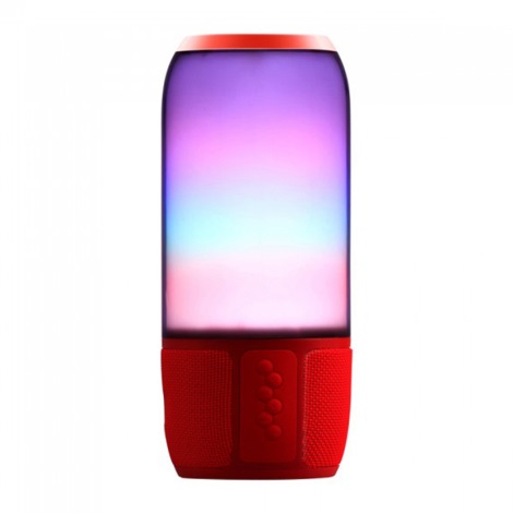 LED RGB Galda lampa ar skaļruni 2xLED/3W/5V 1800 mAh
