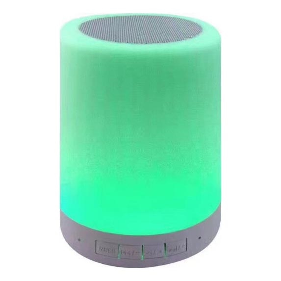 LED RGB galda lampa ar skaļruni LED/5V