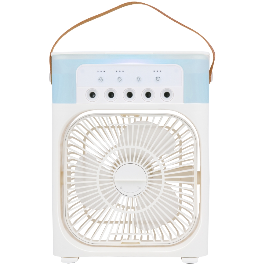 LED RGB galda ventilators ar miglas efektu 10W/5V