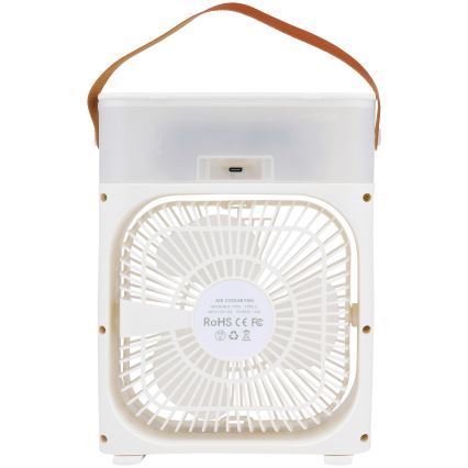 LED RGB galda ventilators ar miglas efektu 10W/5V