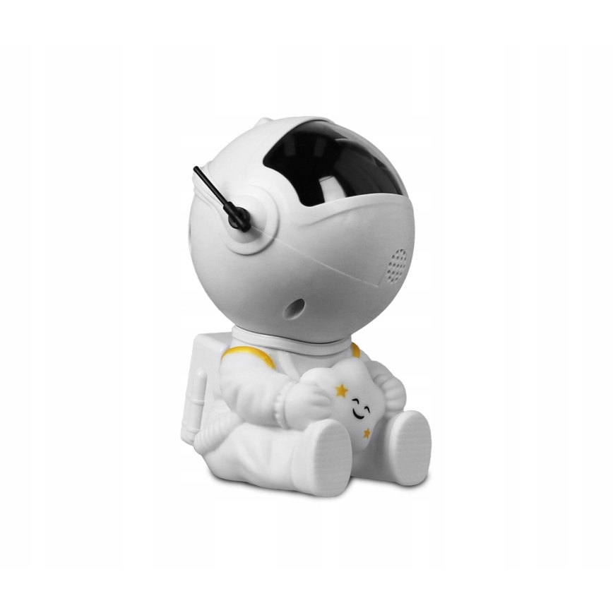 LED RGB projektors LED/5W/5V astronauts + tālvadības pults