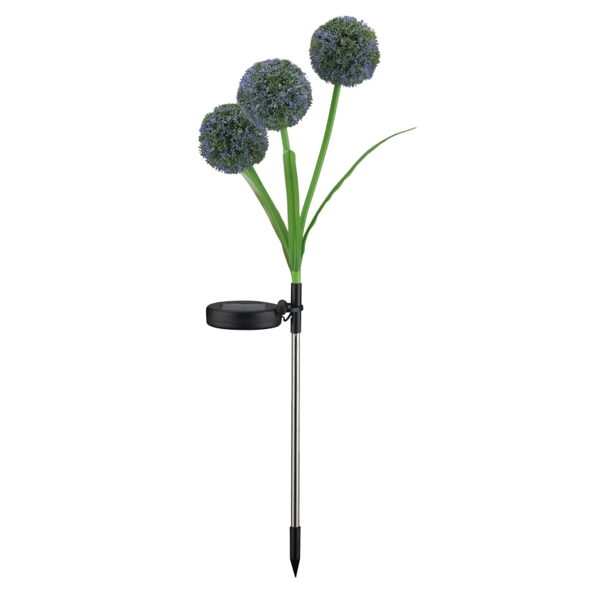LED RGB Saules eneģijas lampa ALLIUM LED/1,2V 6500 600 mAh IP44 melna