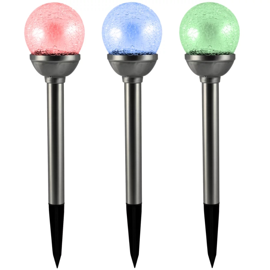 LED RGB Saules eneģijas lampa LED/0,04W/1,2V 600 mAh IP44